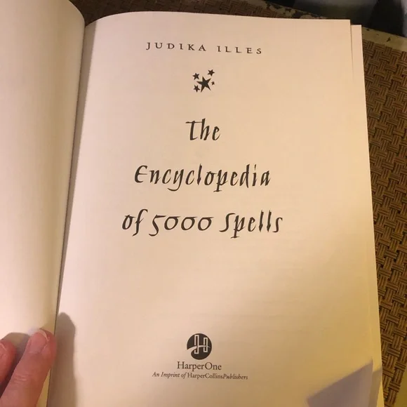 Purple and White Encyclopedia of 5,000 Spells - Picture 2 of 9